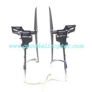 jxd-380-ufo Parts Forward + Reverse Side axis set (Black color blades) - Click Image to Close